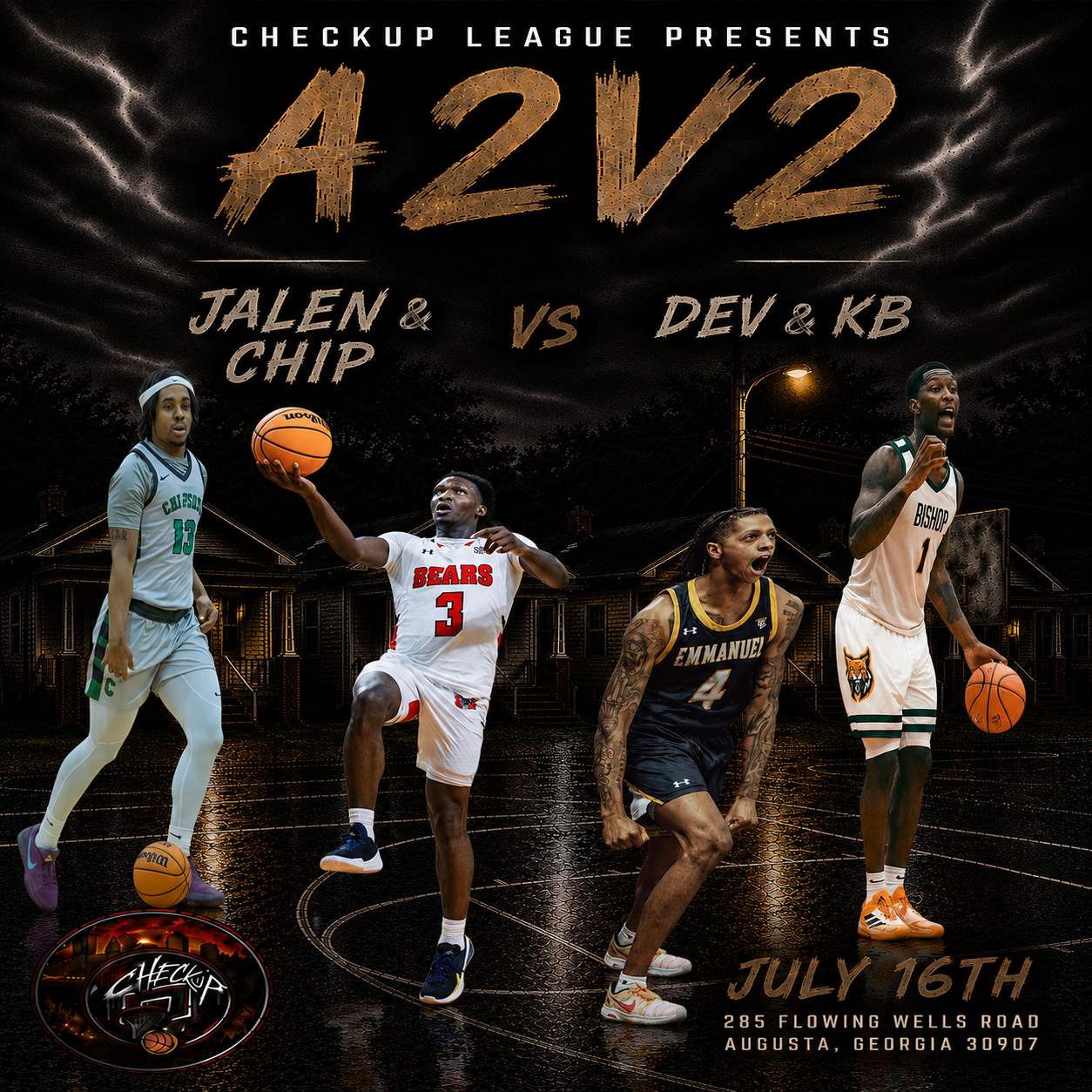Jalen & Chip vs Dev & KB · July 16