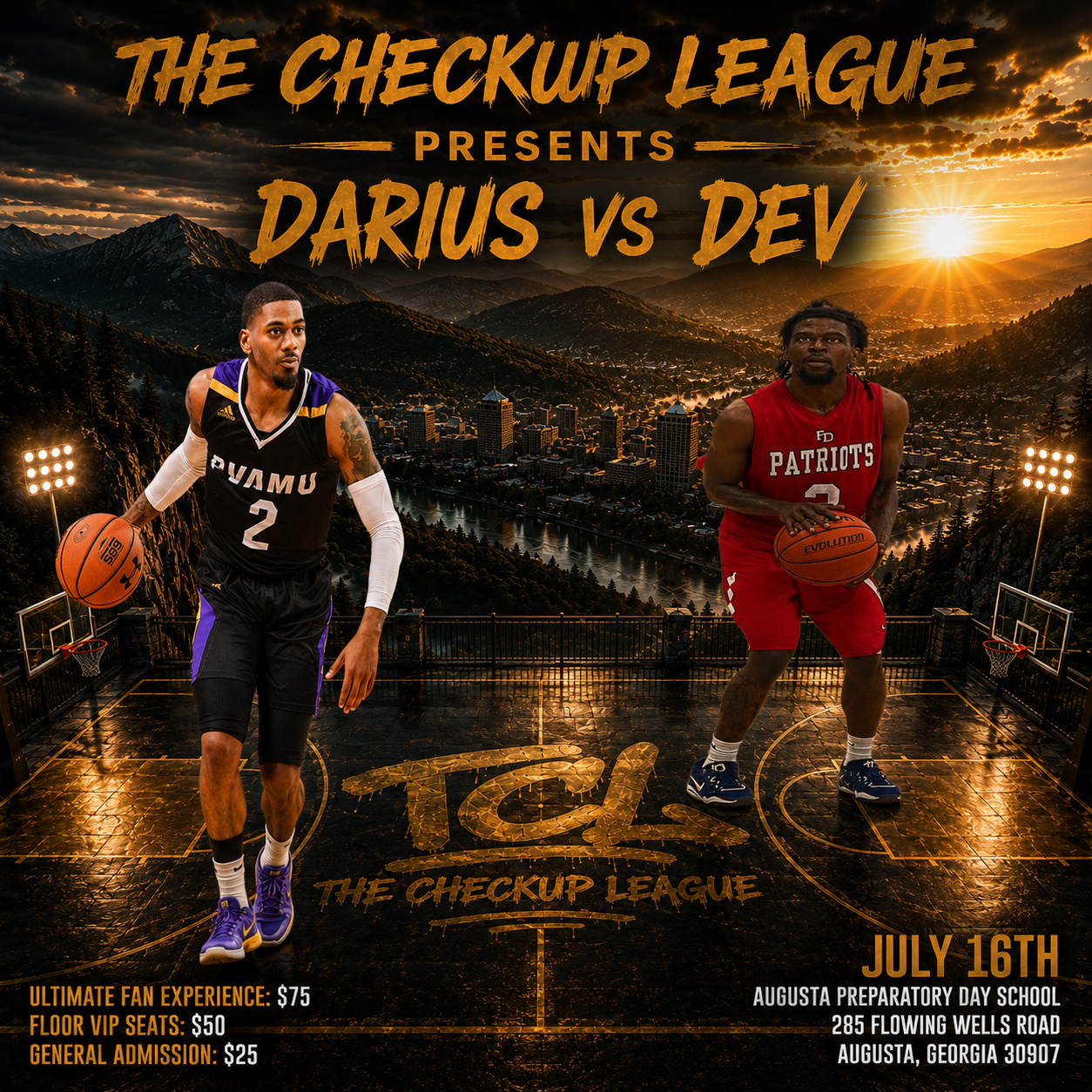 Darius vs Dev · July 16