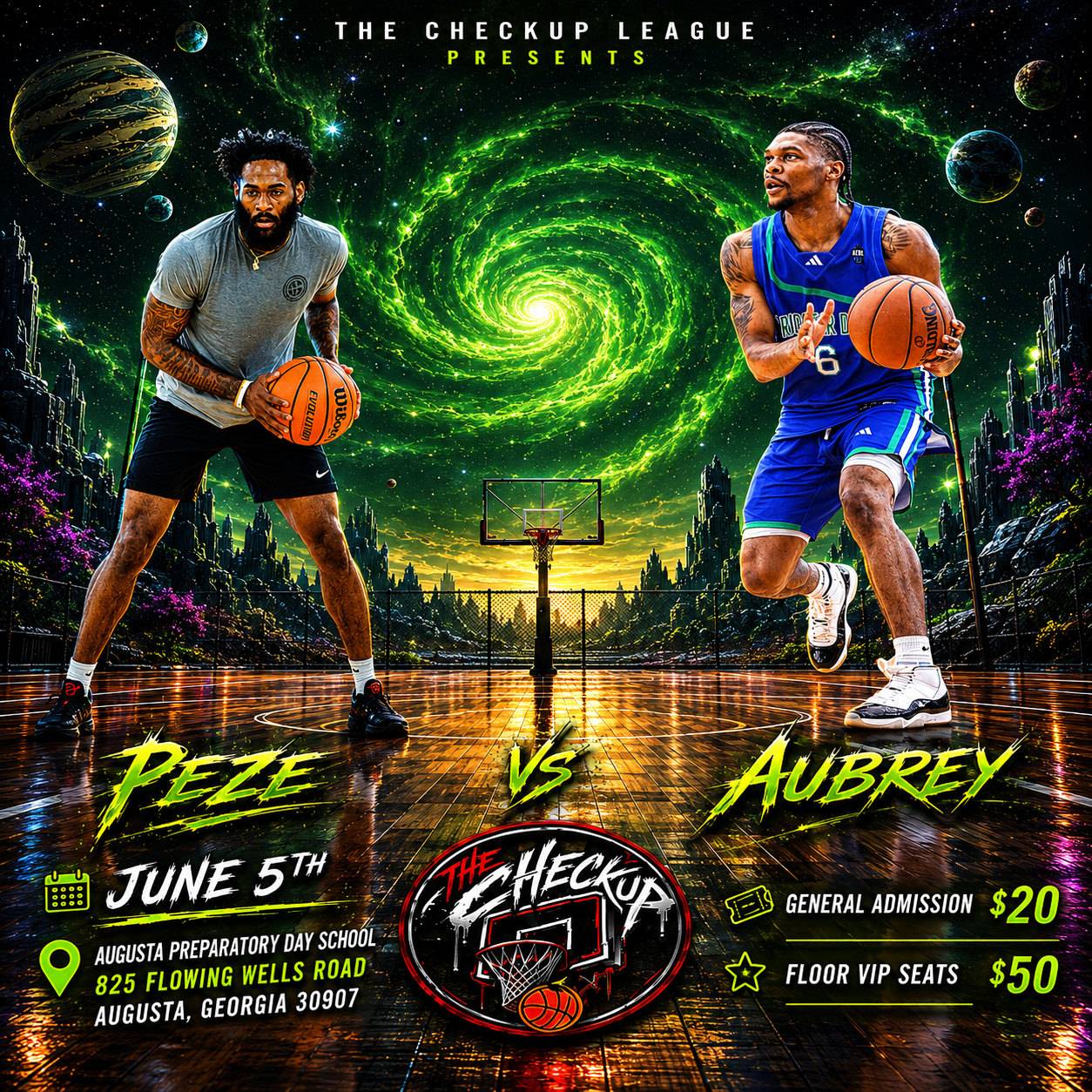 Peze vs Aubrey · June 5