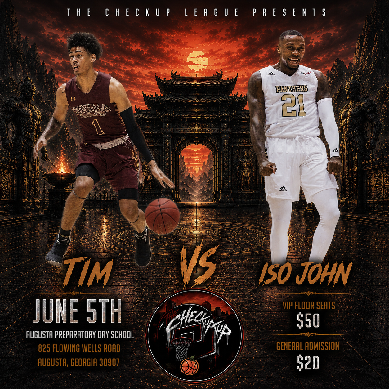Tim vs Iso John · June 5